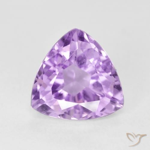 3.05ct Natural Violeta Rosado Brilhante Ametista, Trilhão, VS
