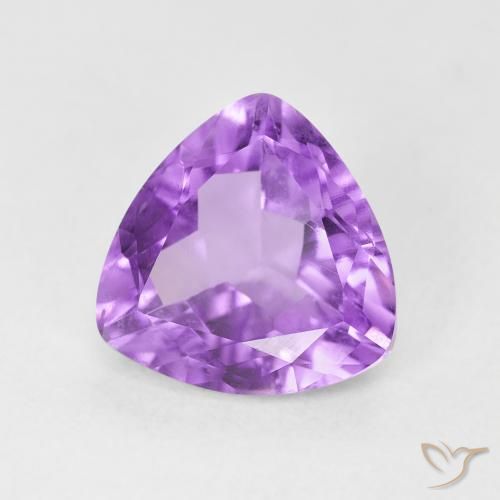 Ametista Violeta rosado Natural 2.54ct, Trilhão, VS