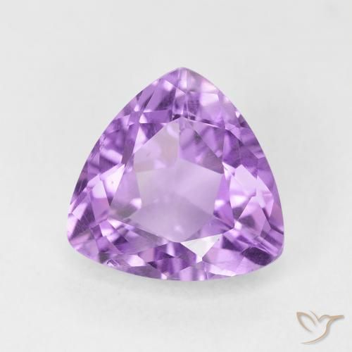 Ametista Violeta rosado Natural 2.74ct, Trilhão, VS