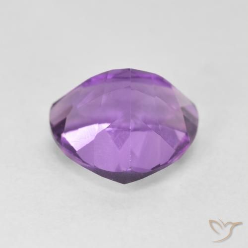 Ametista Violeta rosado Natural 3.13ct, Trilhão, VS