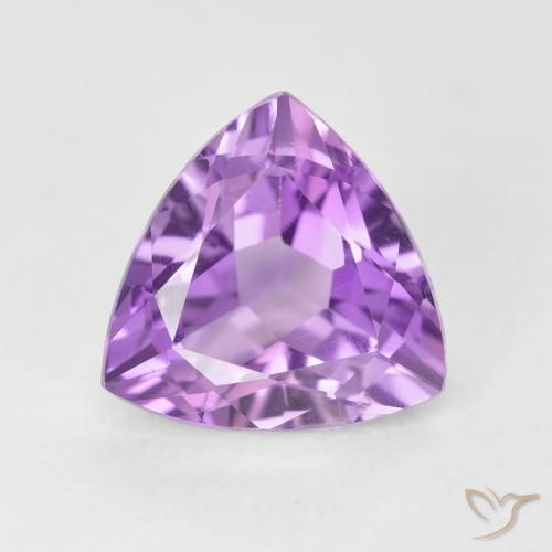3.16ct Natural Violeta Rosado Médio Ametista, Trilhão, VS