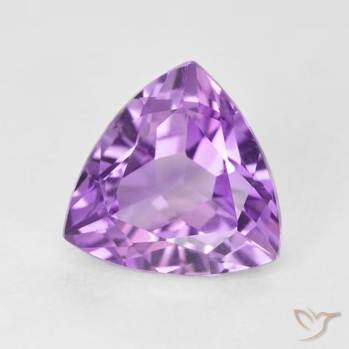 Ametista Violeta Rosado Médio Natural 3.16ct, Trilhão, VS