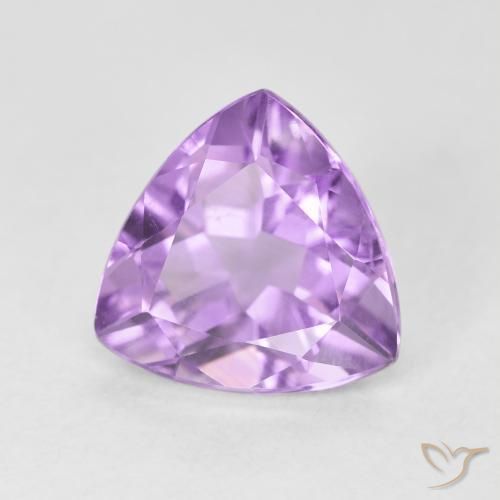 Ametista Violeta claro Natural 2.80ct, Trilhão, VS