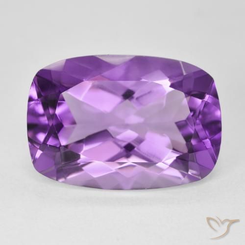 11.88ct Natural Violeta médio Ametista, Almofada, VVS-VS