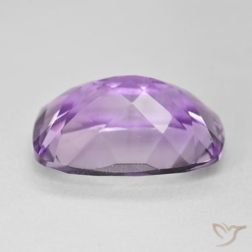 Ametista Violeta médio Natural 11.88ct, Almofada, VVS-VS