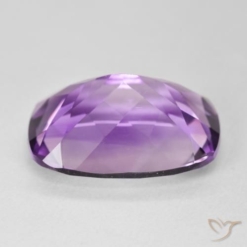 Ametista Violeta rosado Natural 12.54ct, Almofada, VVS