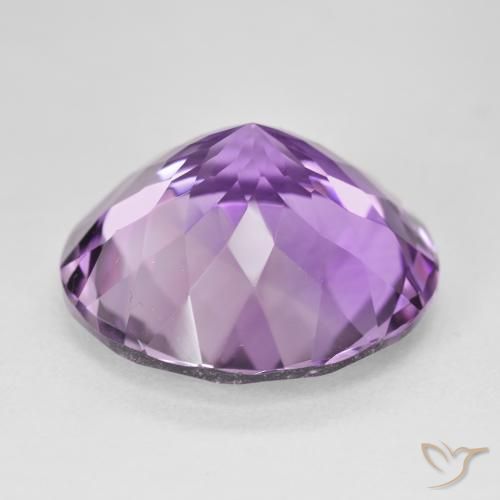 Ametista Violeta rosado Natural 23.25ct, Redondo, VVS