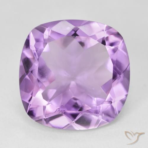 12.96ct Natural Violeta rosado Ametista, Almofada, VVS-VS
