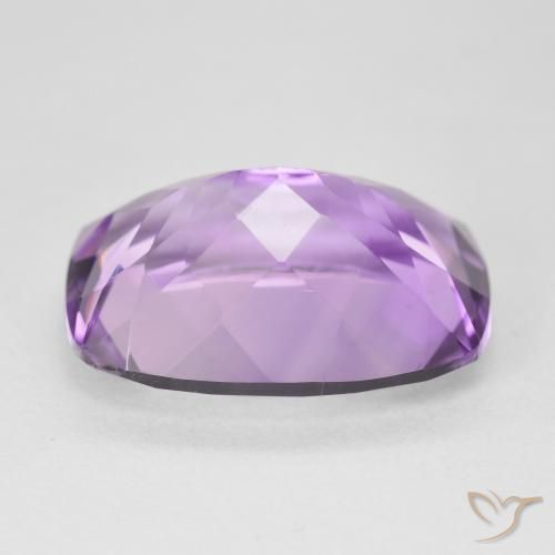 Ametista Violeta rosado Natural 12.63ct, Almofada, VVS