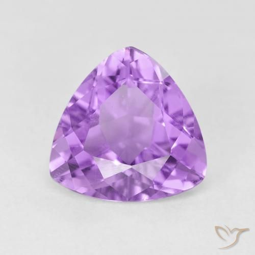 2.90ct Natural Violeta Rosado Brilhante Ametista, Trilhão, VS