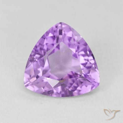2.86ct Natural Violeta médio Ametista, Trilhão, VS