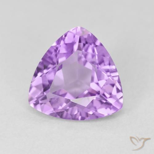 Ametista Violeta médio Natural 2.86ct, Trilhão, VS