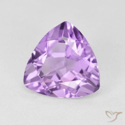 Ametista Violeta rosado Natural 2.79ct, Trilhão, VS