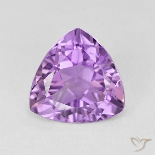 3.00ct Natural Violeta médio Ametista, Trilhão, VS, Photo A