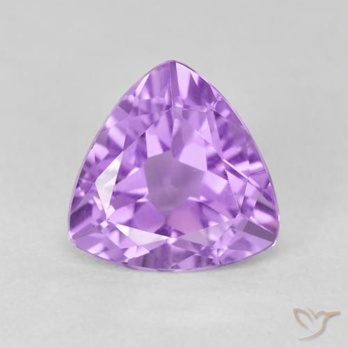 3.02ct Natural Violeta rosado claro Ametista, Trilhão, VS