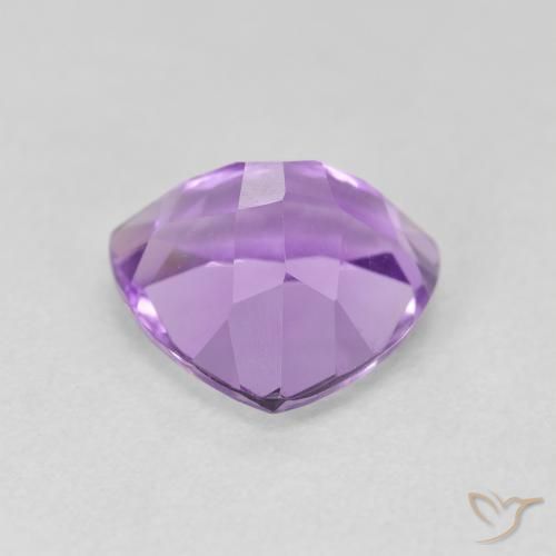 Ametista Violeta rosado claro Natural 3.02ct, Trilhão, VS