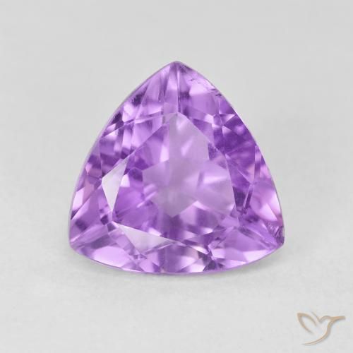 2.96ct Natural Violeta Rosado Brilhante Ametista, Trilhão, VS
