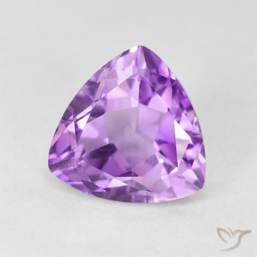 Ametista Violeta rosado Natural 3.16ct, Trilhão, VVS-VS