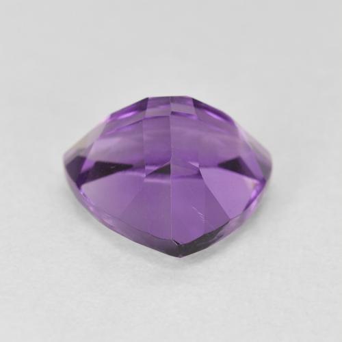 Ametista Medium Light Purplish-Violet Natural 3.07ct, Trilhão, VVS-VS