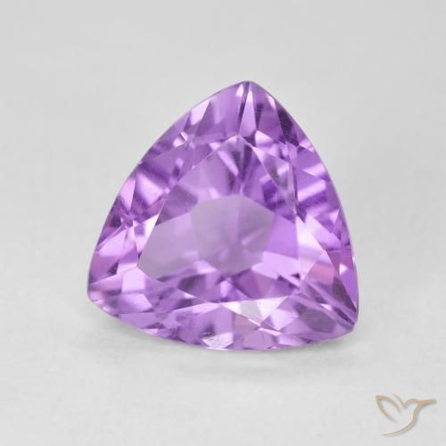 Ametista Violeta rosado Natural 2.79ct, Trilhão, VS