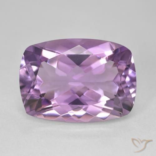 13.24ct Natural Violeta rosa médio Ametista, Almofada, VVS