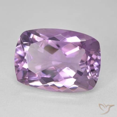 Ametista Violeta rosa médio Natural 13.24ct, Almofada, VVS