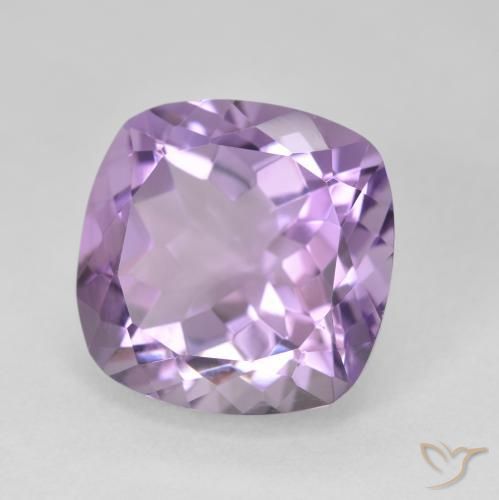 Ametista Violeta rosado Natural 12.90ct, Almofada, VVS