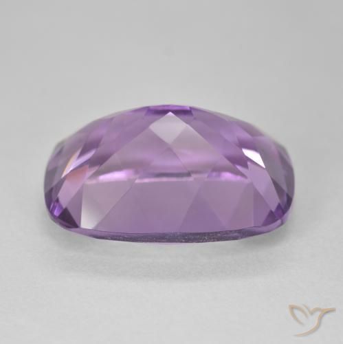 Ametista Violeta Púrpura Natural 13.63ct, Almofada, VVS