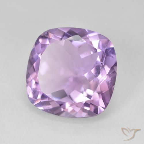 Ametista Violeta rosado Natural 11.31ct, Almofada, VVS-VS