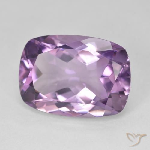 Ametista Violeta Púrpura Natural 12.30ct, Almofada, VVS-VS