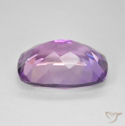 Ametista Violeta Púrpura Natural 12.30ct, Almofada, VVS-VS
