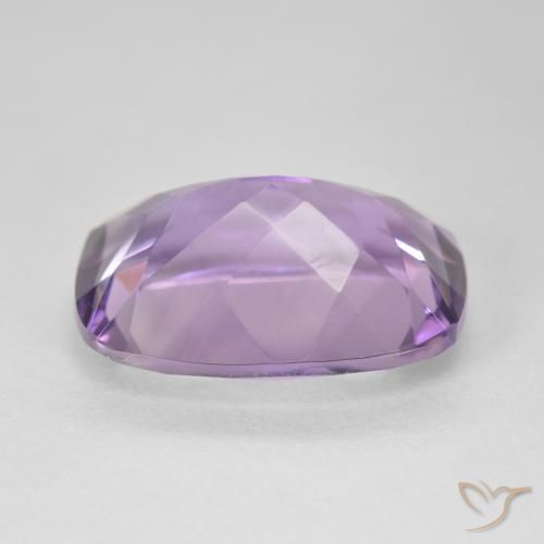 Ametista Violeta médio Natural 12.49ct, Almofada, VVS