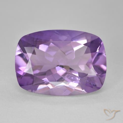 12.24ct Natural Violeta médio Ametista, Almofada, VVS