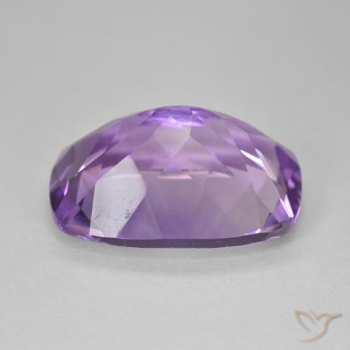 Ametista Violeta médio Natural 12.24ct, Almofada, VVS