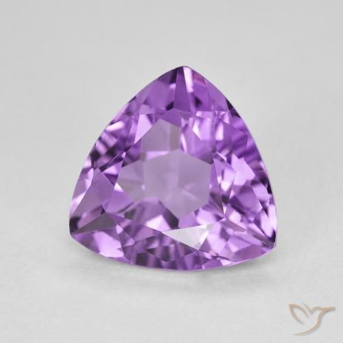 Ametista Violeta Rosado Médio Natural 2.78ct, Trilhão, VVS-VS