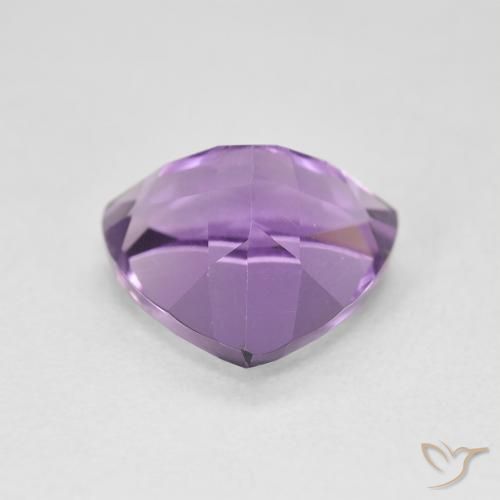 Ametista Medium Light Purplish-Violet Natural 2.95ct, Trilhão, VVS-VS