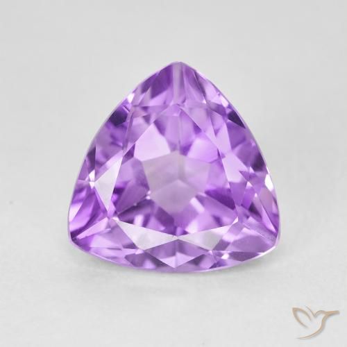 3.02ct Natural Violeta Púrpura Ametista, Trilhão, VVS-VS