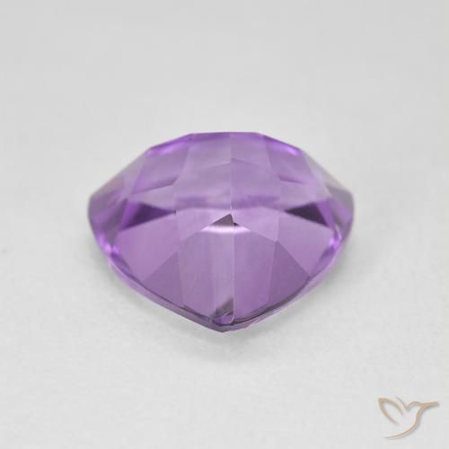 Ametista Violeta Púrpura Natural 3.02ct, Trilhão, VVS-VS