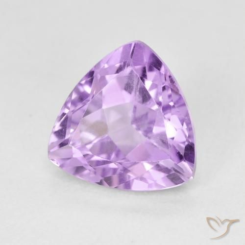 Ametista Violeta Rosado Brilhante Natural 3.15ct, Trilhão, VS