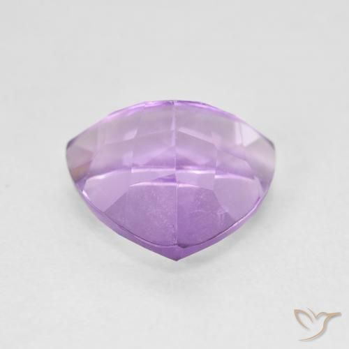 Ametista Violeta Rosado Brilhante Natural 3.15ct, Trilhão, VS