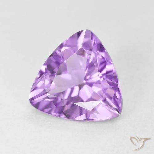 Ametista Violeta rosado claro Natural 2.79ct, Trilhão, VVS-VS