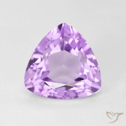3.14ct Natural Violeta claro Ametista, Trilhão, VVS-VS