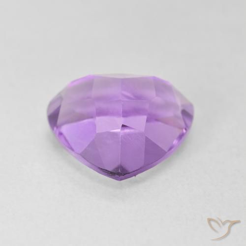 Ametista Violeta claro Natural 3.14ct, Trilhão, VVS-VS
