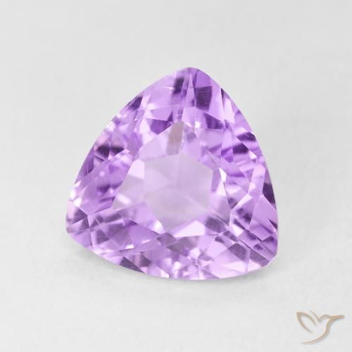 Ametista Violeta rosado claro Natural 2.81ct, Trilhão, VVS-VS