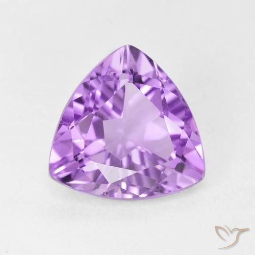 2.84ct Natural Violeta rosado claro Ametista, Trilhão, VVS-VS