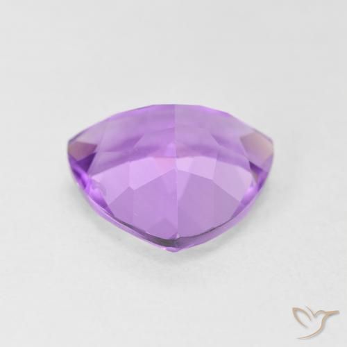 Ametista Violeta rosado claro Natural 2.84ct, Trilhão, VVS-VS