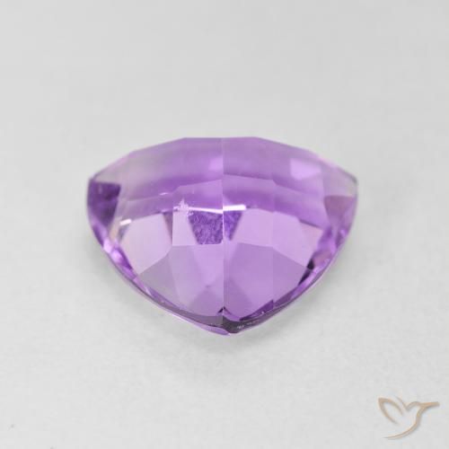 Ametista Violeta rosado Natural 3.05ct, Trilhão, VVS-VS