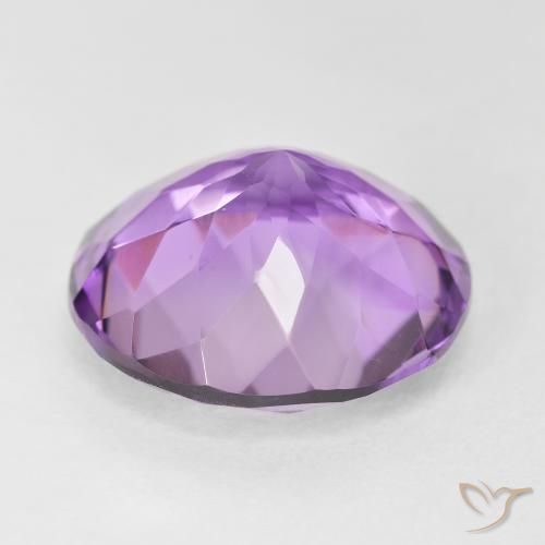 Ametista Violeta Rosado Médio Natural 10.14ct, Redondo, VVS