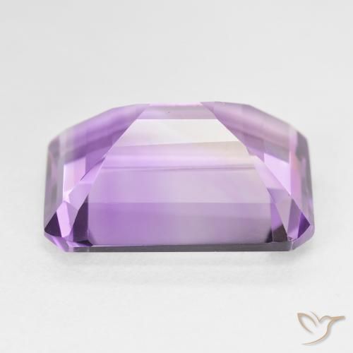 Ametista Violeta rosado Natural 18.67ct, Corte Octógono / Esmeralda, VVS