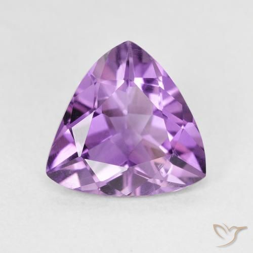 2.51ct Natural Violeta Rosado Médio Ametista, Trilhão, VVS